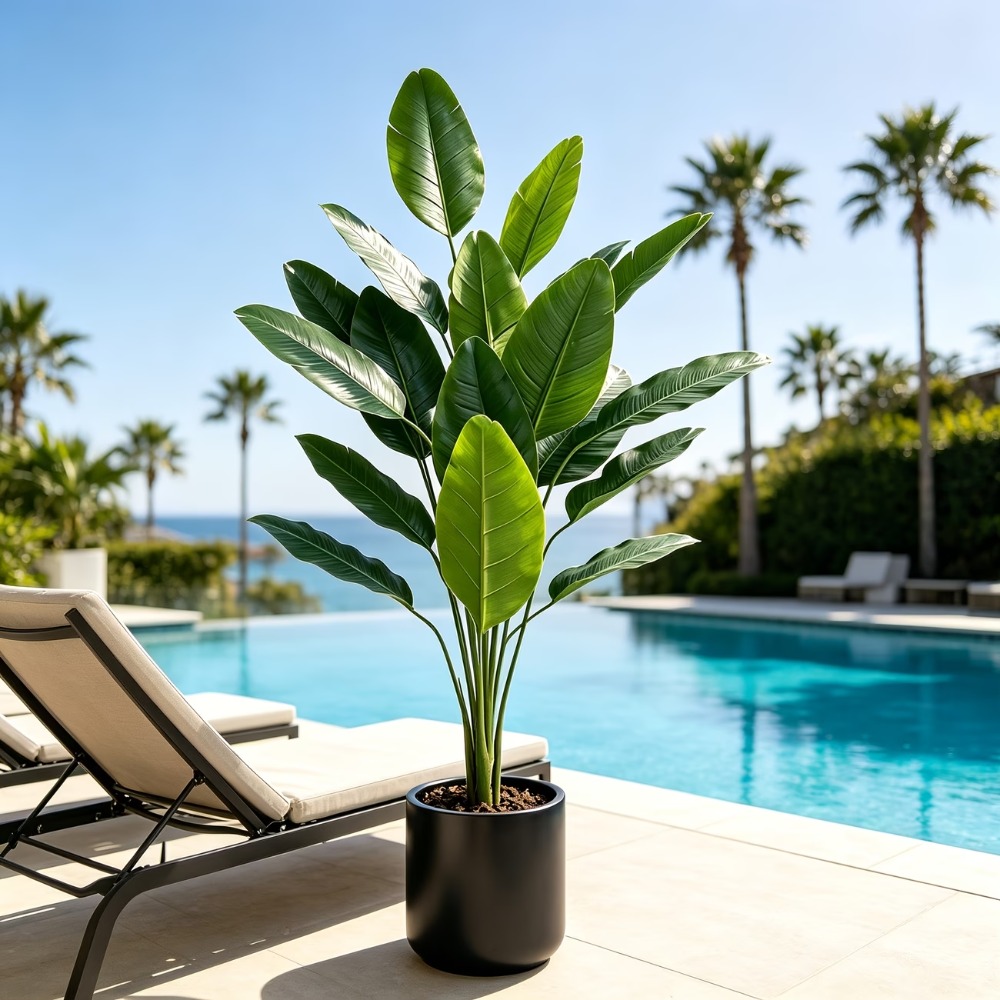 Fiddle Leaf Fig - 1PC 105cm Giant Artificial Banana Tree