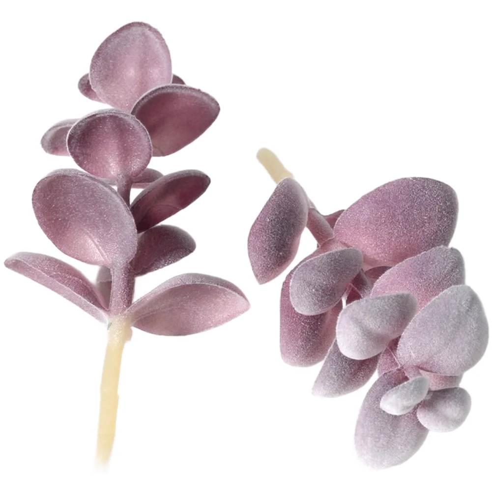 PVC Flocked Purple Fake Succul - Succulent Arrangement Mini 评论和价格