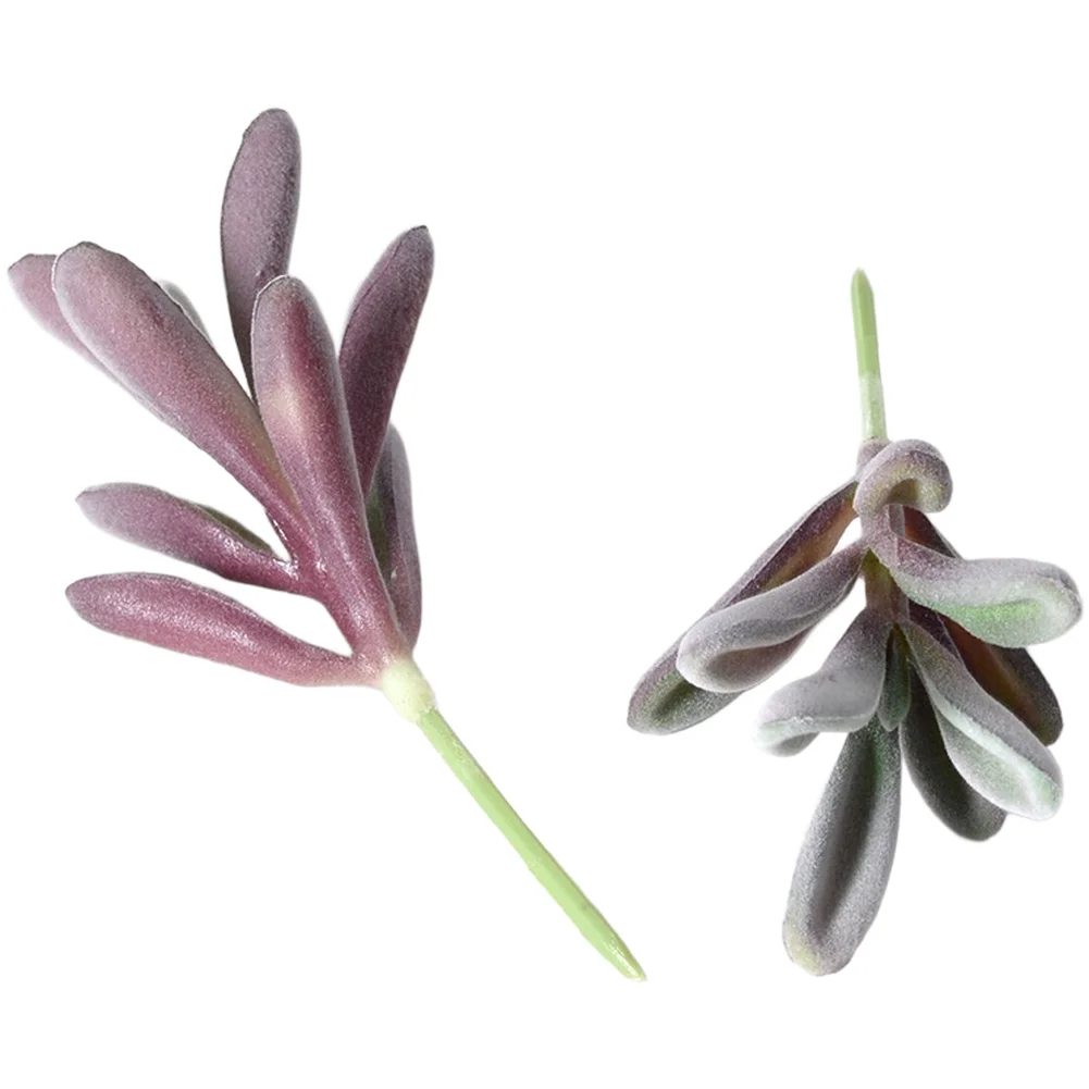 PVC Flocked Purple Fake Succul - Succulent Arrangement Mini 评论和价格