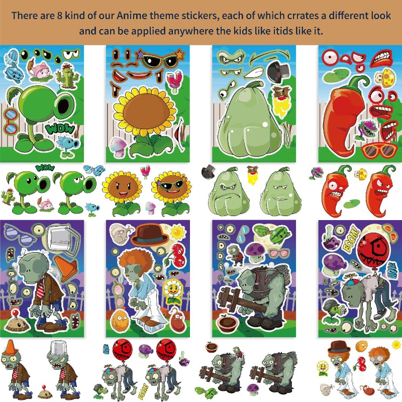 Plants Vs. Zombies Cute Cartoo - Plant Parent Sticker 评论和价格