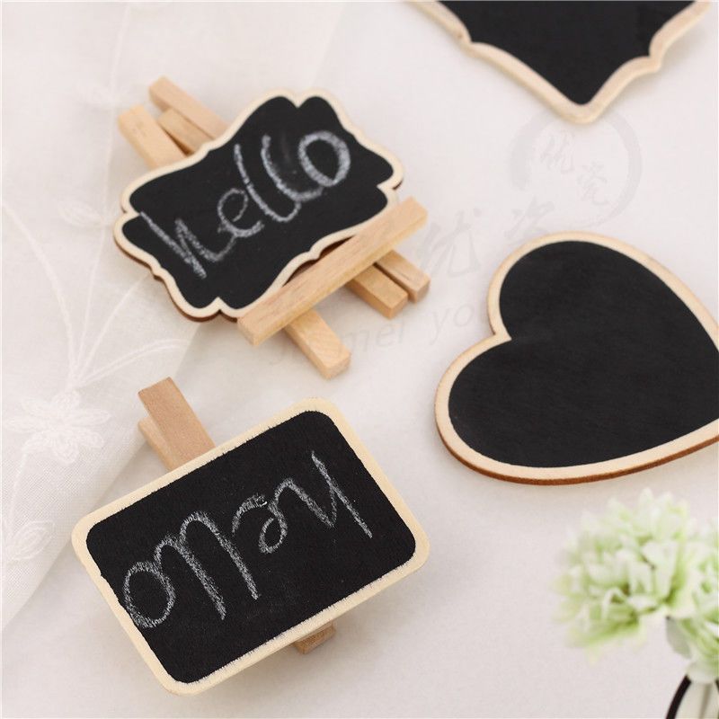 5PCS Mini Wooden Blackboard Va - Succulent Arrangement Mini 评论和价格