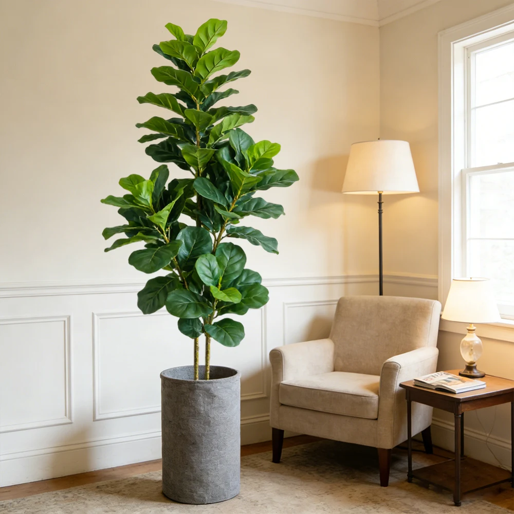 64/122cm Artificial Fiddle Fig - Fiddle Leaf Fig 评论和价格