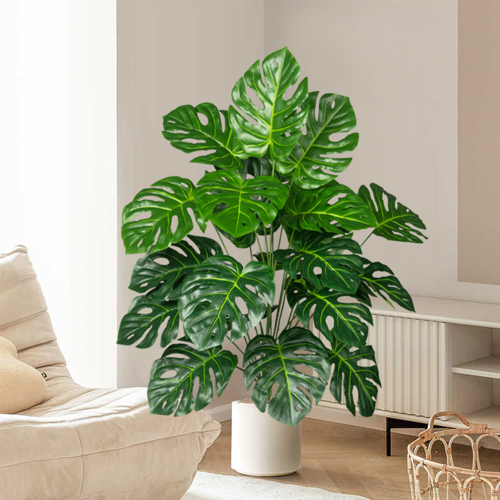 70-100cm Artificial Monstera T - Fiddle Leaf Fig 评论和价格